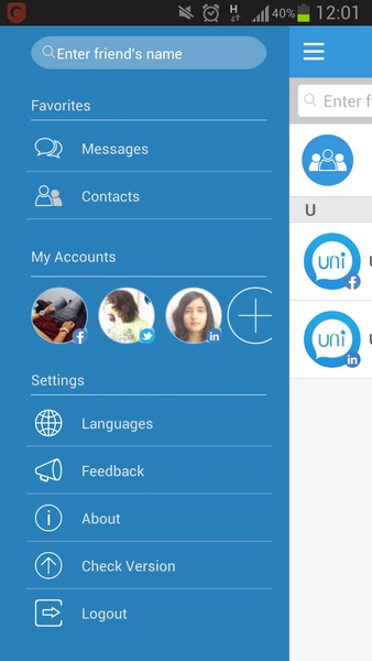 Uni Messenger - Preview 4