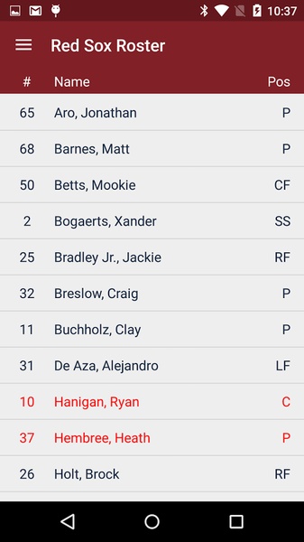 Red Sox News 3.0.1 Screen Records 3