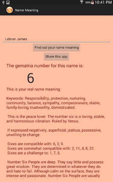 Name Meaning - Preview 2