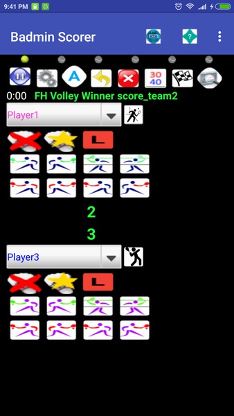 Badminton Scorer free - Preview 2