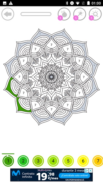 Mandala Color by Number - Preview 3