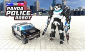 Panda Robot Cop Car Transform screenshot 13