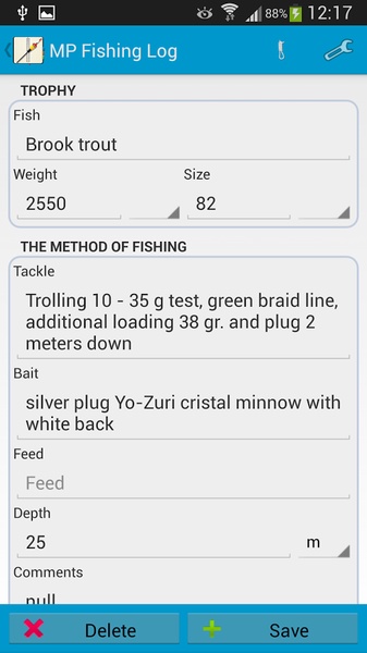 MP Fishing Log - Preview 4