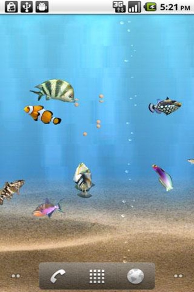 aniPet Aquarium LiveWallpaper - Preview 1