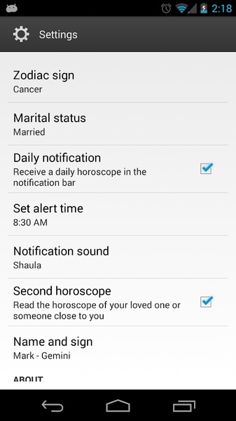 Smart Horoscope - Preview 1