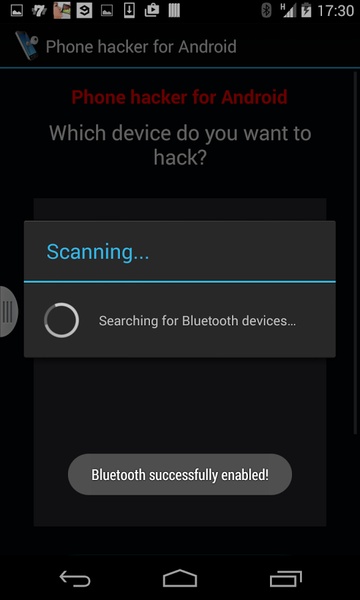 Bluetooth phone hacker prank for Android - Download