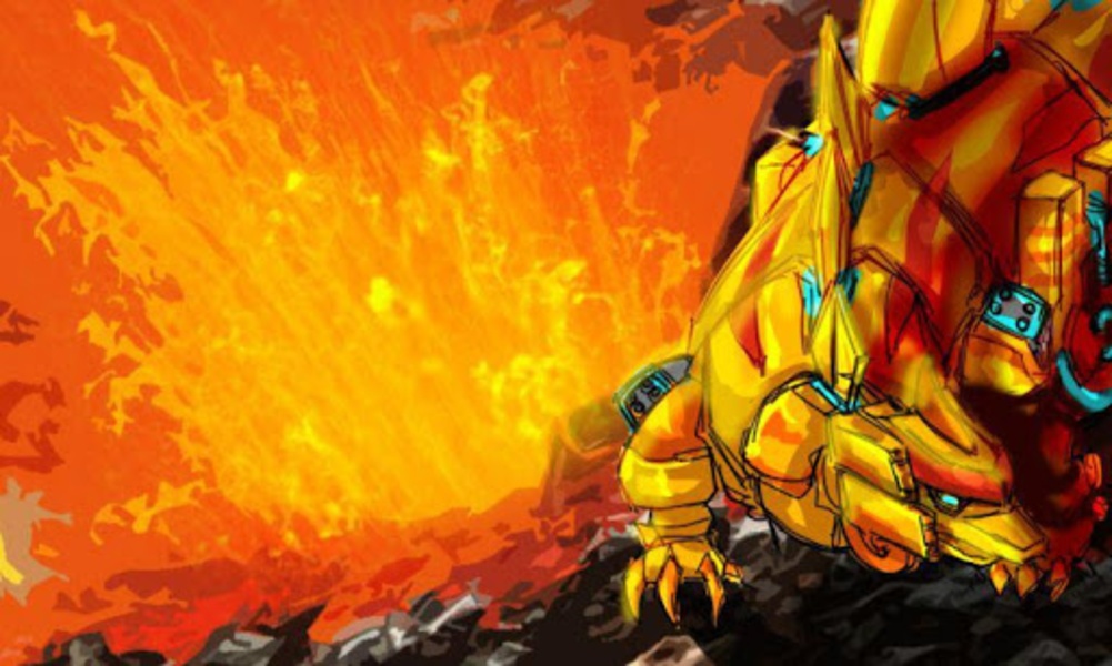 Stegosaurus Gold - Dino Robot - Preview 6