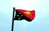 Papua New Guinea Flag 3D Free screenshot 6