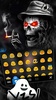 Evil Cool Skull Keyboard Theme screenshot 2