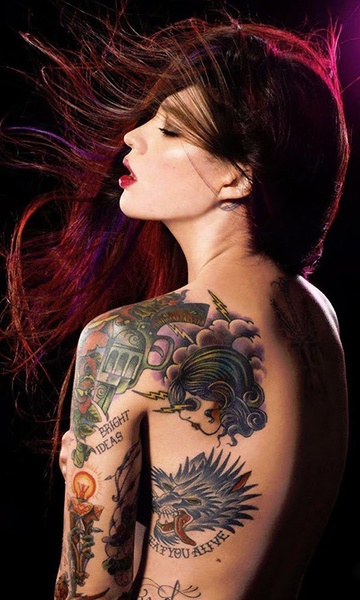 Sexy Tattoo Girls Wallpapers - Preview 15