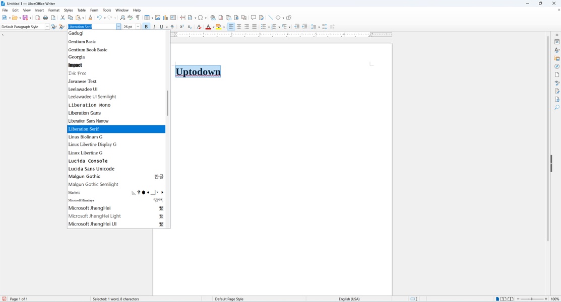 LibreOffice for Windows - Download it from Uptodown for free