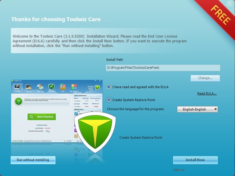 ToolWiz Care Для Windows - Скачайте Бесплатно С Uptodown