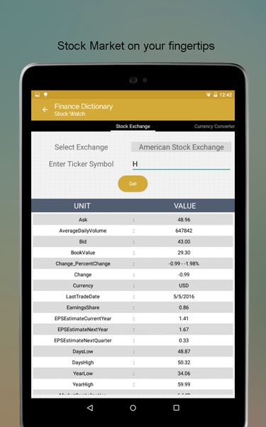 Finance Dictionary - Preview 3
