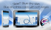 SlideIT Blue sky skin screenshot 4