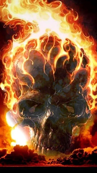 Fire Skulls Live Wallpaper - Preview 3