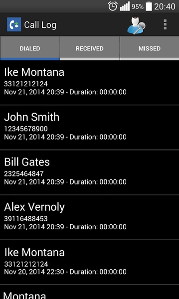 Call Log - Preview 6