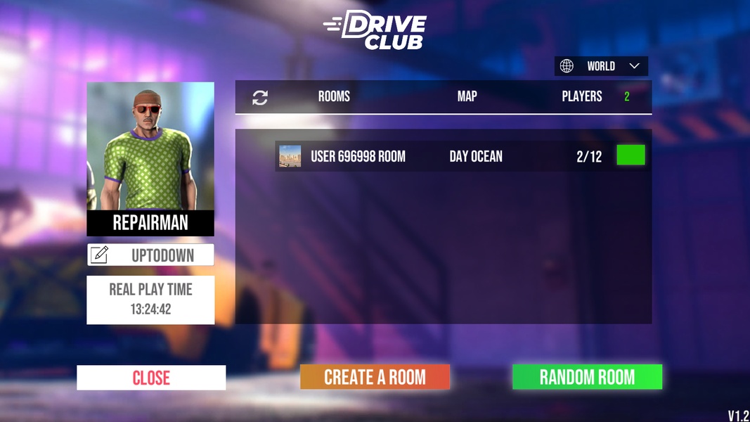 Drive Club Online Car Simulator Parking MOD APK 1.7.28 Menu