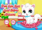 Spa para mascotas gato y juegos de salón HD screenshot 3