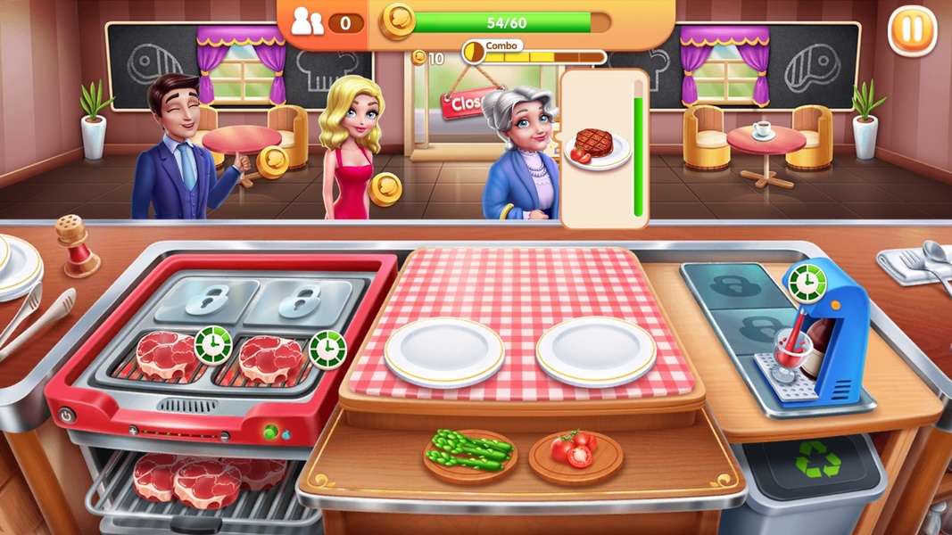 O Jogo de Culinária- Simulação de restaurante - Download do APK para Android