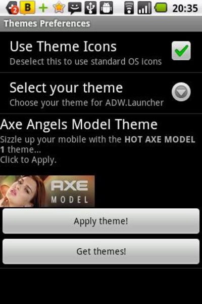 Axe Angels Model Theme - Preview 1