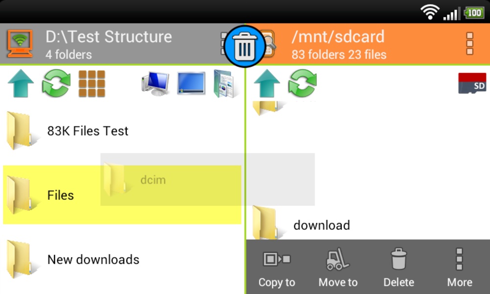 Wifi PC File Explorer - Preview 3