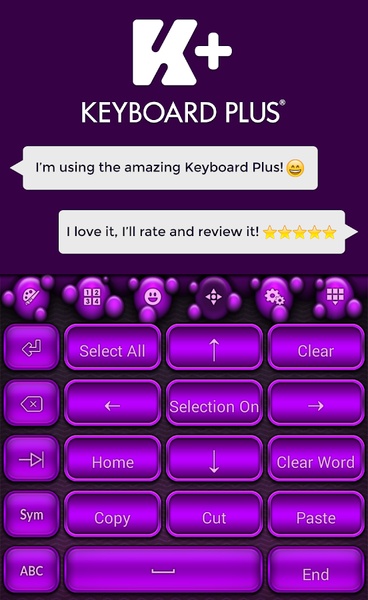 Keyboard Purple HD - Preview 3