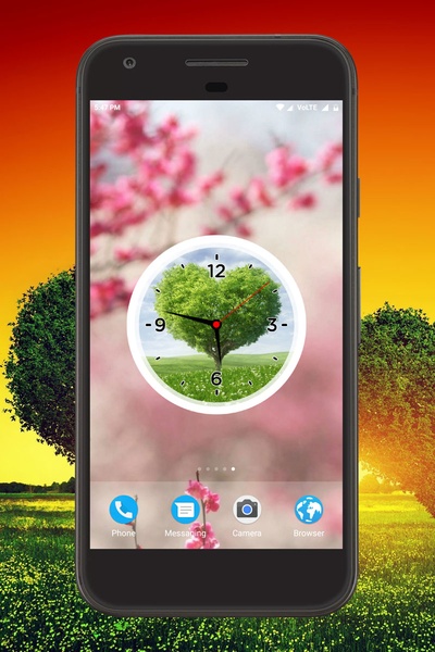 Love Tree Clock Live Wallpaper - Preview 3