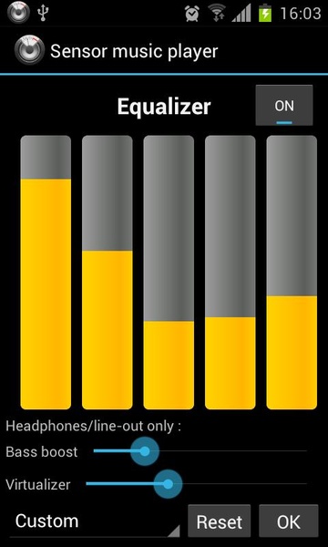 Sensor music player - Preview 2