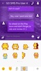 Purple Sparkle for GO SMS screenshot 3