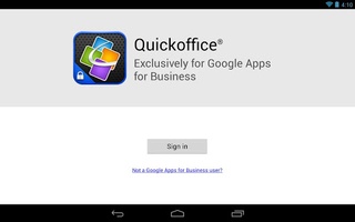 Quickoffice - Google Apps screenshot 3