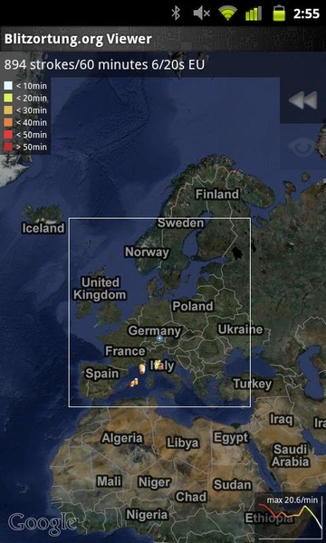 Blitzortung Lightning Monitor - Preview 8
