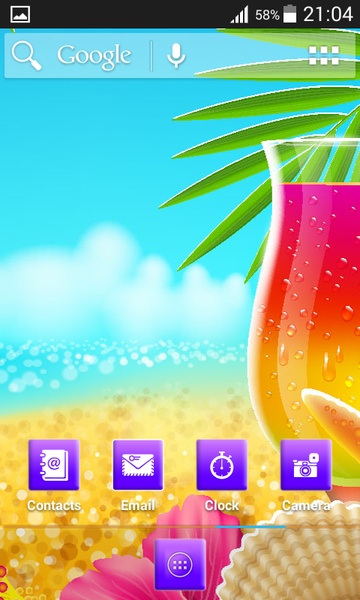 Purple Nature ADW Theme - Preview 5