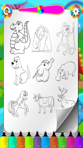 Animal coloring Book Game : Educational App - Preview 1