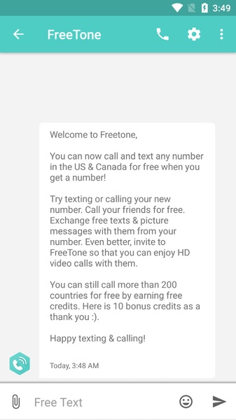 FreeTone for Android - Download the APK from Uptodown