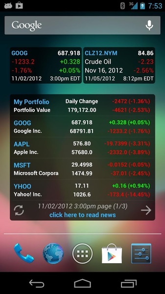 Stock Quote - Preview 1