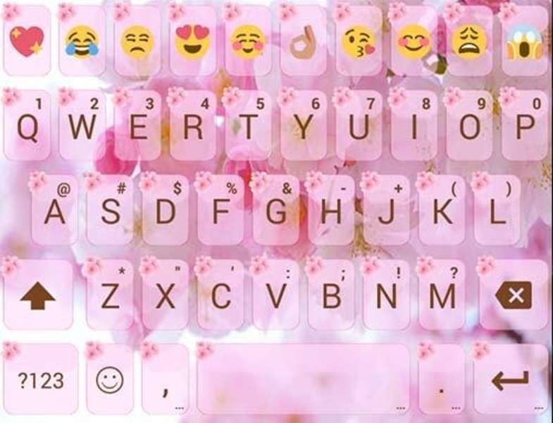 Theme Love Cherry for Emoji Keyboard - Preview 2