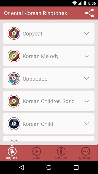 Oriental Korean Ringtones - Preview 5