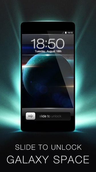 Slide to Unlock - Galaxy Theme - Preview 4