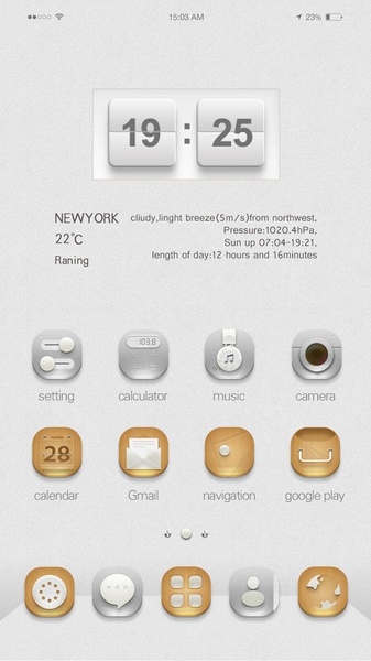 goldandsilver GOLauncher EX Theme - Preview 5