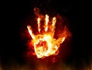 Fire Hands Screensaver screenshot 1