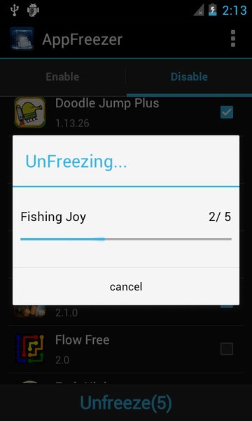 AppFreezer - Preview 1