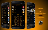 Theme Dialer CircleBlackOrange screenshot 7