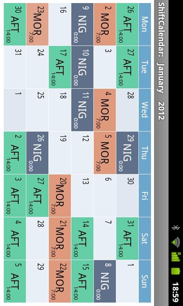 ShiftCalendar - Preview 6