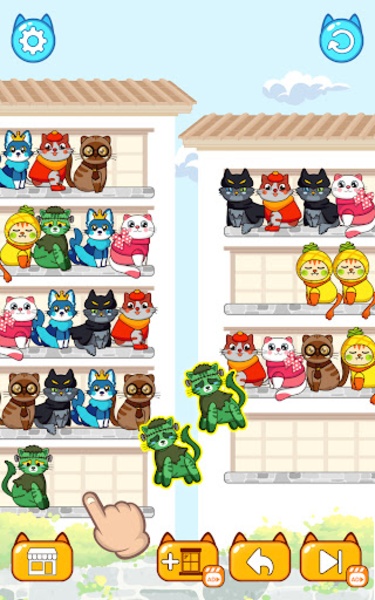 Cat Color Sort Puzzle - Preview 3
