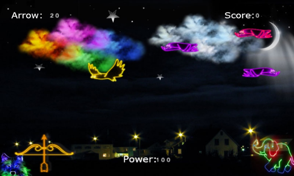 3D Neon Bird Shooter - Preview 1