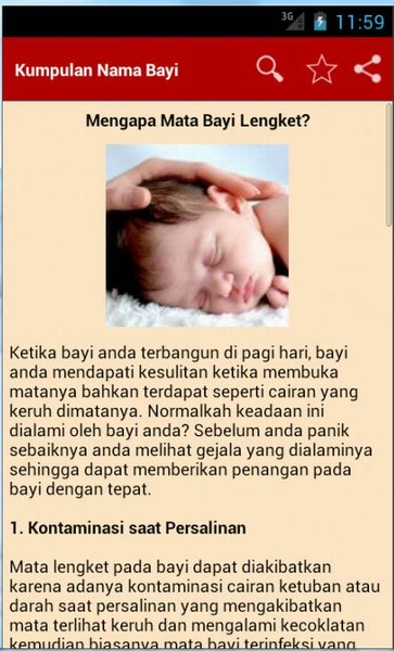 Nama Bayi Dan Artinya - Preview 1