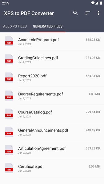 XPS to PDF Converter - Preview 1