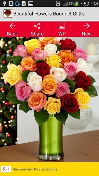 Beautiful Flowers Bouquet Glitter - Preview 9