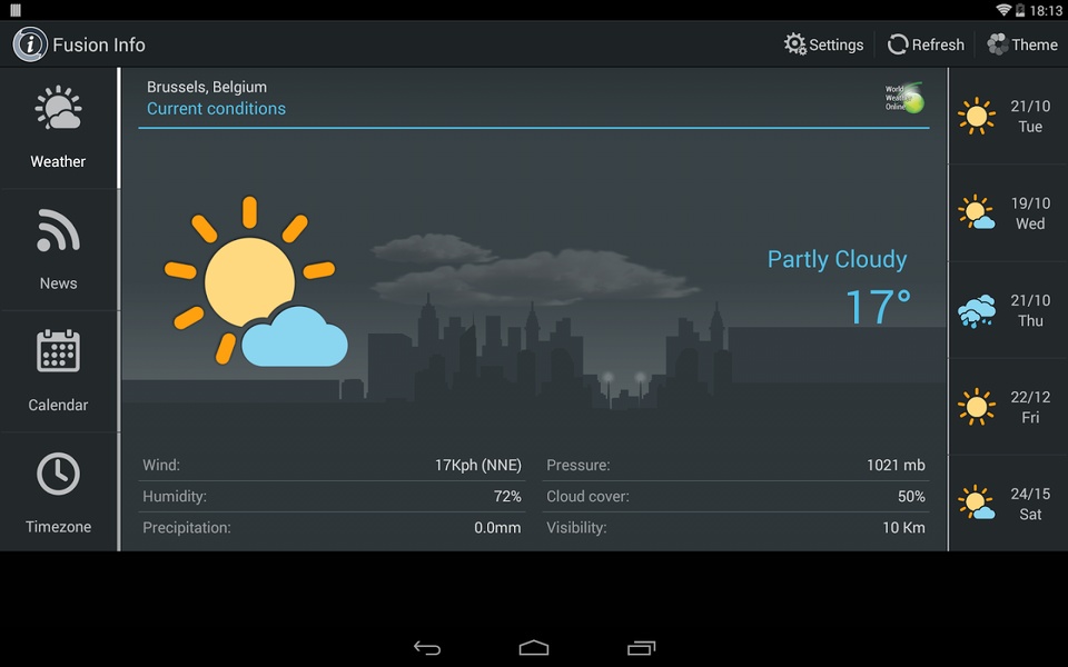 Fusion Info Widget - Preview 9