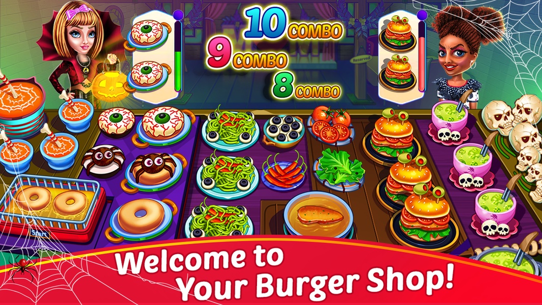 Halloween Street Food Shop Restaurant Game - Preview 7